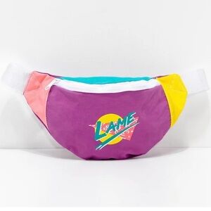 A Lab zumiez 90s Inspired “Lame” Colorful Fanny Pack